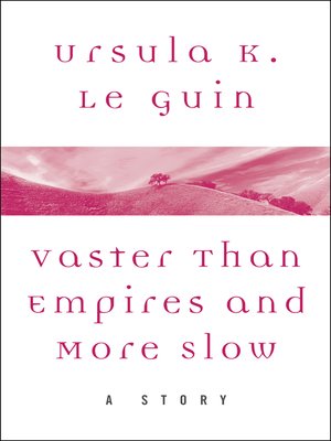 cover image of Vaster than Empires and More Slow
